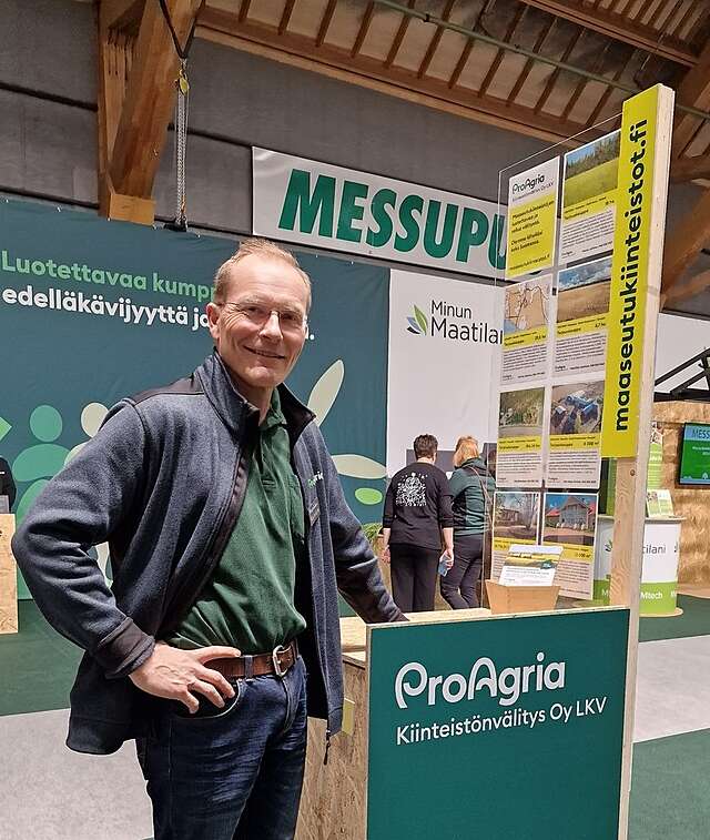 Markku Koivisto Pro Agria Kiinteistonvalityksen osastolla